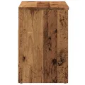 Banc à chaussures vieux bois 60x30x45 cm bois d'ingénierie