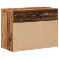 Banc à chaussures vieux bois 60x30x45 cm bois d'ingénierie