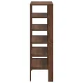 Étagère à chaussures chêne marron 61x32x105 cm bois ingénierie
