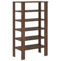 Étagère à chaussures chêne marron 61x32x105 cm bois ingénierie