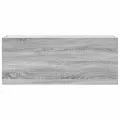 Armoire murale de bain sonoma gris 100x25x40 cm bois ingénierie