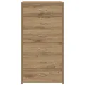 Buffet avec 6 tiroirs chêne artisanal bois d'ingénierie