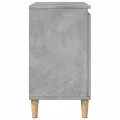 Meuble de lavabo gris béton 58x33x60 cm bois d'ingénierie