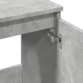 Meuble de lavabo gris béton 58x33x60 cm bois d'ingénierie