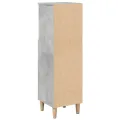 Armoire de salle de bain gris béton 30x30x100 cm