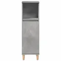 Ensemble de meubles de salle de bain 3 pcs gris béton
