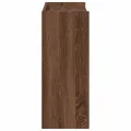 Étagère à chaussures chêne marron 60x25x62 cm bois ingénierie