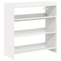 Étagère à chaussures blanc 60x25x62 cm bois d'ingénierie