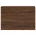Armoire murale de bain chêne marron 60x25x40 cm bois ingénierie