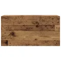 Armoire murale de bain vieux bois 80x25x40 cm bois d'ingénierie