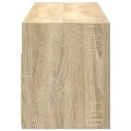 Armoire murale de bain chêne sonoma 80x25x30 cm bois ingénierie