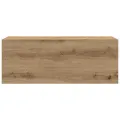 Armoire murale de bain chêne artisanal bois d'ingénierie