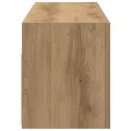 Armoire murale de bain chêne artisanal bois d'ingénierie