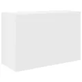 Armoire murale de bain blanc 60x25x40 cm bois d'ingénierie