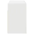 Armoire murale de bain blanc 60x25x40 cm bois d'ingénierie