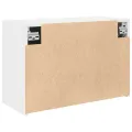 Armoire murale de bain blanc 60x25x40 cm bois d'ingénierie