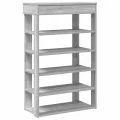 Étagère à chaussures sonoma gris 60x30x98 cm bois d'ingénierie