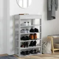 Étagère à chaussures sonoma gris 60x30x98 cm bois d'ingénierie