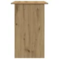 Bureau chêne artisanal 90x50x74 cm bois d'ingénierie