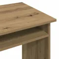 Bureau chêne artisanal 90x50x74 cm bois d'ingénierie