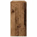 Bureau vieux bois 102,5x35x75 cm bois d'ingénierie