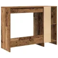 Bureau vieux bois 102,5x35x75 cm bois d'ingénierie