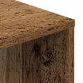 Bureau vieux bois 102,5x35x75 cm bois d'ingénierie