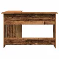 Bureau d'angle vieux bois 120x140x75 cm bois d'ingénierie