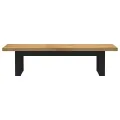 Banc à manger NOAIN pieds en forme de U 180x40x45 cm massif pin