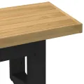 Banc à manger NOAIN pieds en forme de U 180x40x45 cm massif pin