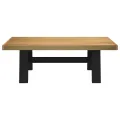 Table basse NOAIN pieds en forme de A 120x60x40 cm massif pin