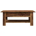 Table basse vieux bois 102x55x42 cm bois d'ingénierie