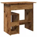 Bureau vieux bois 80x45x74 cm bois d'ingénierie