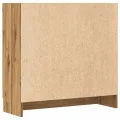 Bibliothèque chêne artisanal 82,5x30,5x80 cm bois d'ingénierie
