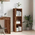 Bibliothèque vieux bois 36x30x114 cm bois d'ingénierie