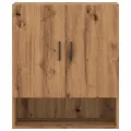Armoire murale chêne artisanal 60x31x70 cm bois d'ingénierie