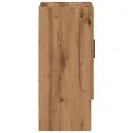Armoire murale chêne artisanal 60x31x70 cm bois d'ingénierie
