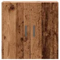 Armoire murale vieux bois 60x31x60 cm bois d'ingénierie
