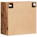 Armoire murale vieux bois 60x31x60 cm bois d'ingénierie