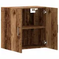 Armoire murale vieux bois 60x31x60 cm bois d'ingénierie