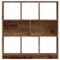 Bibliothèque vieux bois 97,5x29,5x100 cm bois d'ingénierie