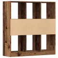 Bibliothèque vieux bois 97,5x29,5x100 cm bois d'ingénierie