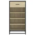 Étagère à chaussures chêne sonoma 48x38x97,5 cm bois ingénierie