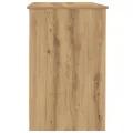 Bureau chêne artisanal 102x76x50 cm bois d'ingénierie
