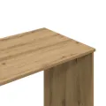 Bureau chêne artisanal 102x76x50 cm bois d'ingénierie