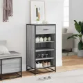 Étagère à chaussures sonoma gris 48x38x97,5 cm bois ingénierie