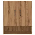 Armoire murale chêne artisanal 60x31x70 cm bois d'ingénierie