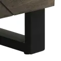 Buffet noir 60x33x75 cm bois massif de manguier