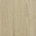 Table basse chêne sonoma 100x50x45cm bois d'ingénierie et métal