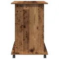 Bureau d'ordinateur vieux bois 80x50x75 cm bois d'ingénierie